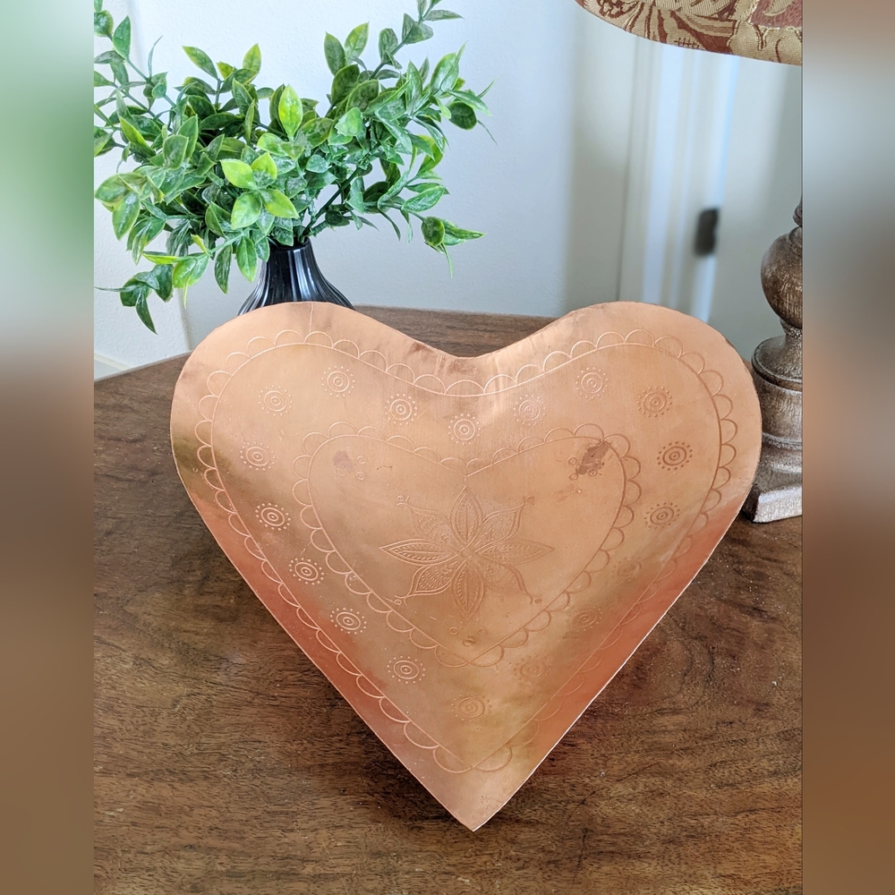 Copper Heart Tray ❤️